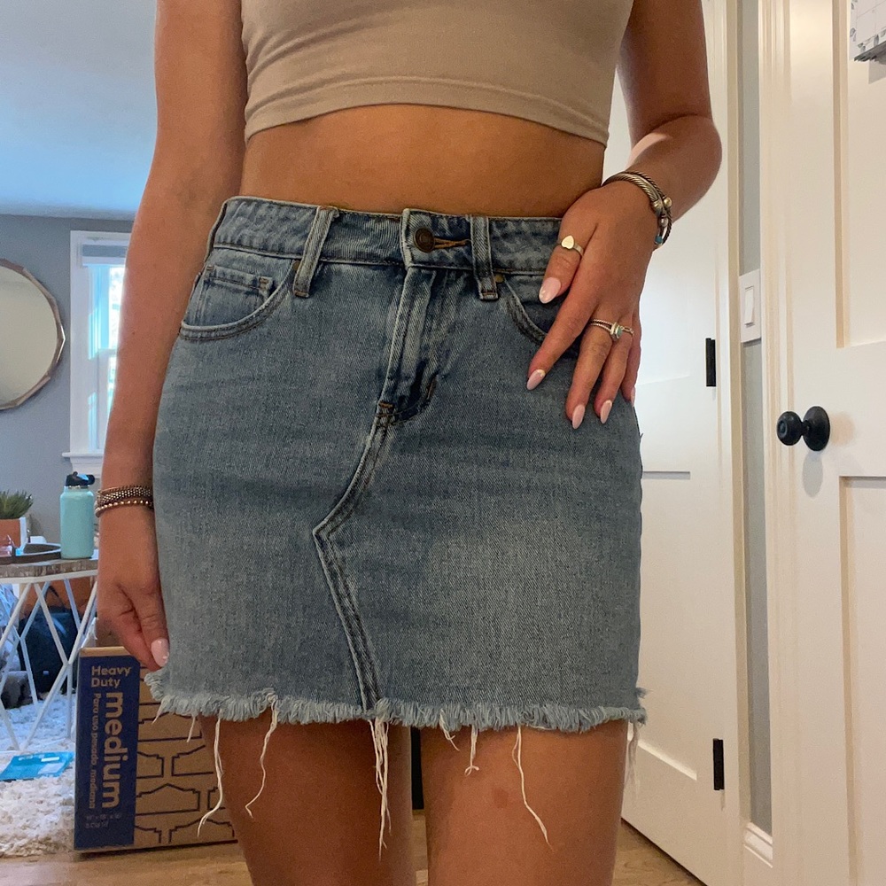 Pacsun Light-wash Jean Skirt